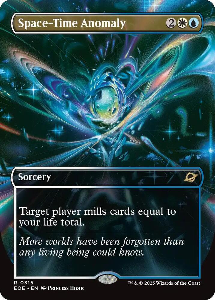 Space-Time Anomaly (Borderless) 315 Edge of Eternities MTG R NM