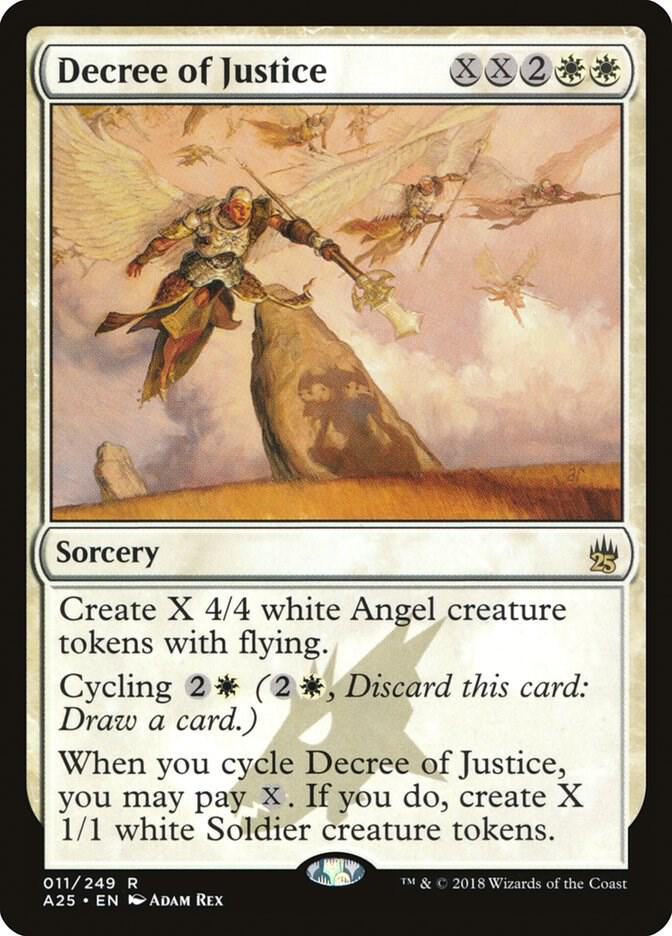 Decree of Justice 11 Masters 25 MTG R NM