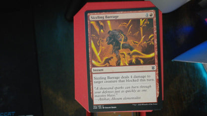 Sizzling Barrage 162 Zendikar Rising MTG C NM