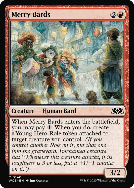 Merry Bards 140 Wilds of Eldraine MTG C NM