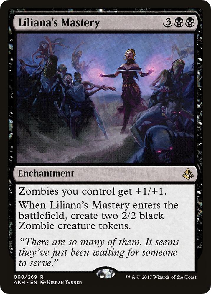 Liliana's Mastery 98 Amonkhet MTG R NM