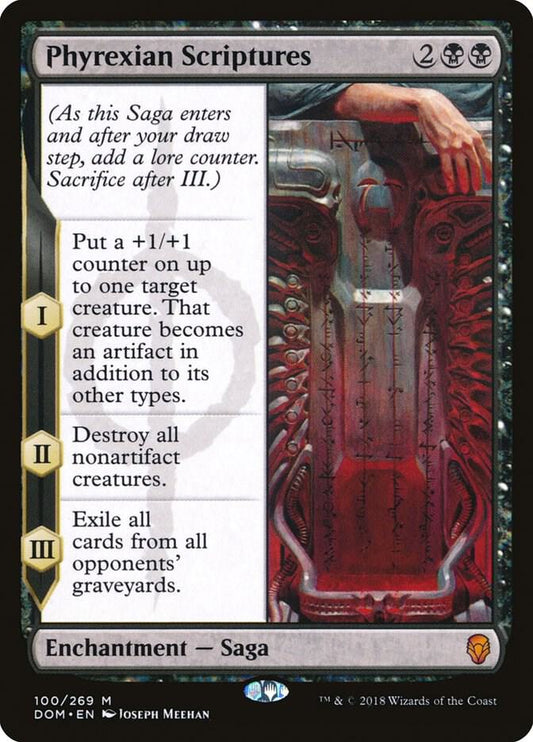 Phyrexian Scriptures 100 Dominaria MTG Mythic NM