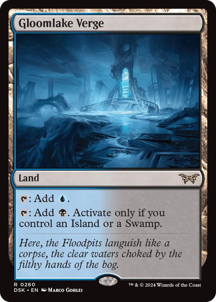 Gloomlake Verge 260 Duskmourn: House of Horror MTG R NM