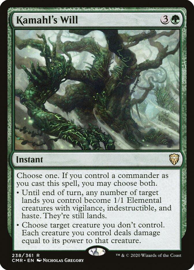Kamahl's Will 238 Commander Legends MTG R NM