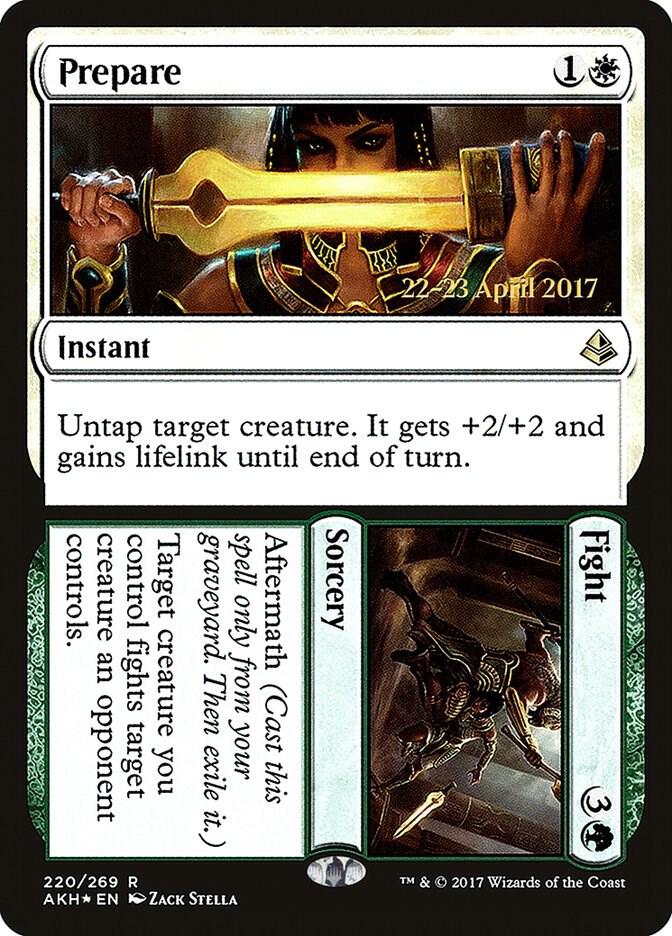 Prepare // Fight 220 Prerelease Cards MTG R Foil NM