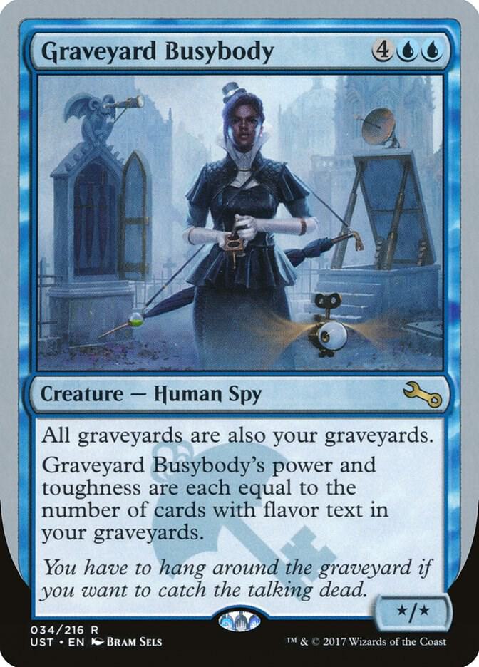 Graveyard Busybody 34 Unstable MTG R LP