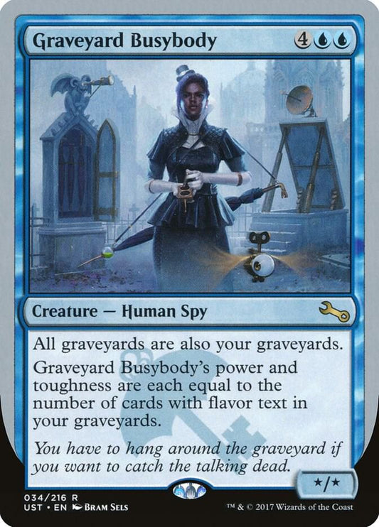 Graveyard Busybody 34 Unstable MTG R LP