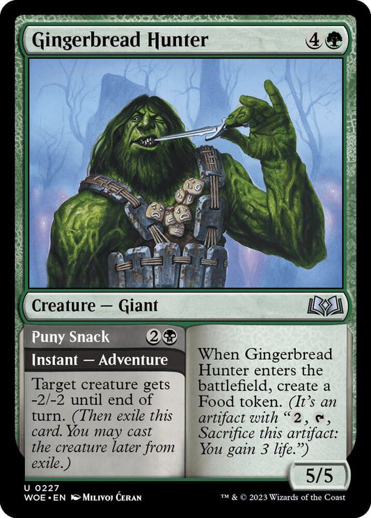 Gingerbread Hunter 227 Wilds of Eldraine MTG UC NM