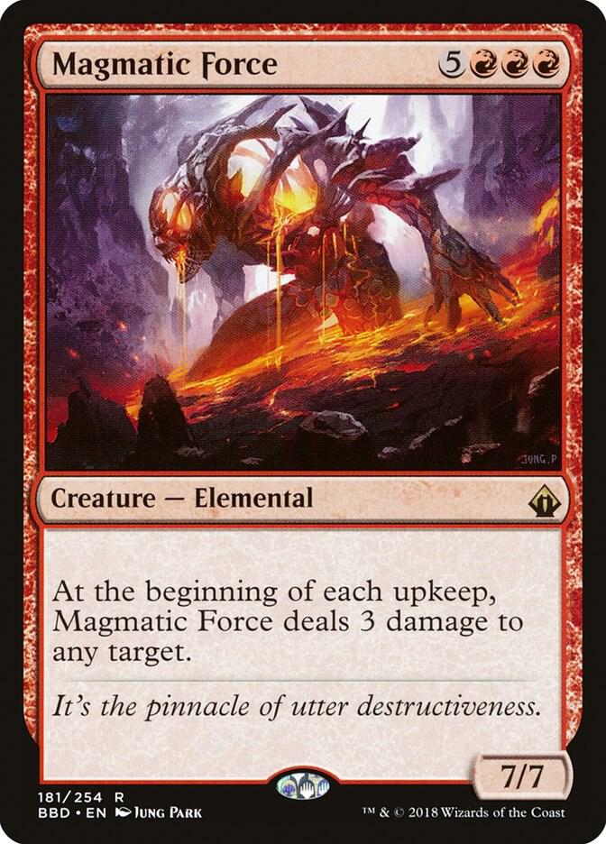 Magmatic Force 181 Battlebond MTG R Foil NM