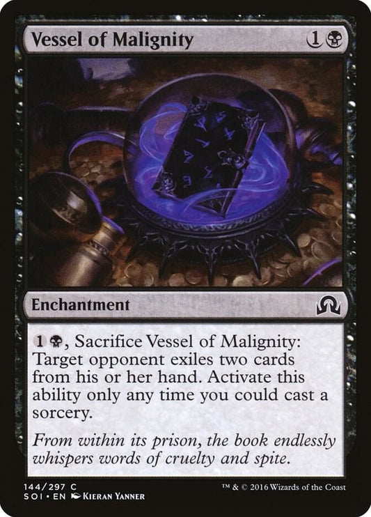 Vessel of Malignity 144 Shadows over Innistrad MTG C LP