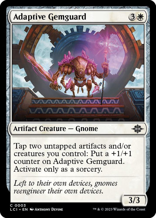 Adaptive Gemguard 3 The Lost Caverns of Ixalan MTG C NM