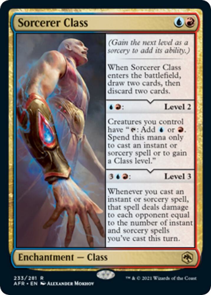 Sorcerer Class 233 Adventures in the Forgotten Realms MTG R NM