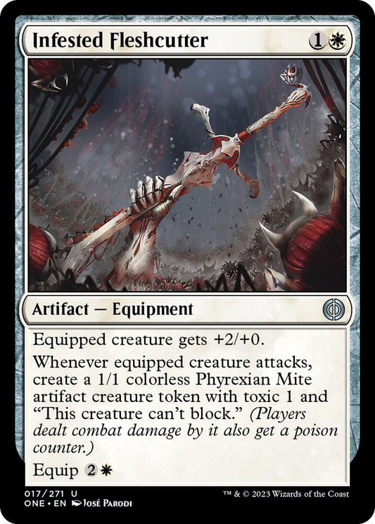 Infested Fleshcutter 17 Phyrexia: All Will Be One MTG UC NM