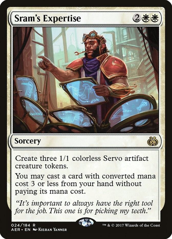 Sram's Expertise 24 Aether Revolt MTG R NM