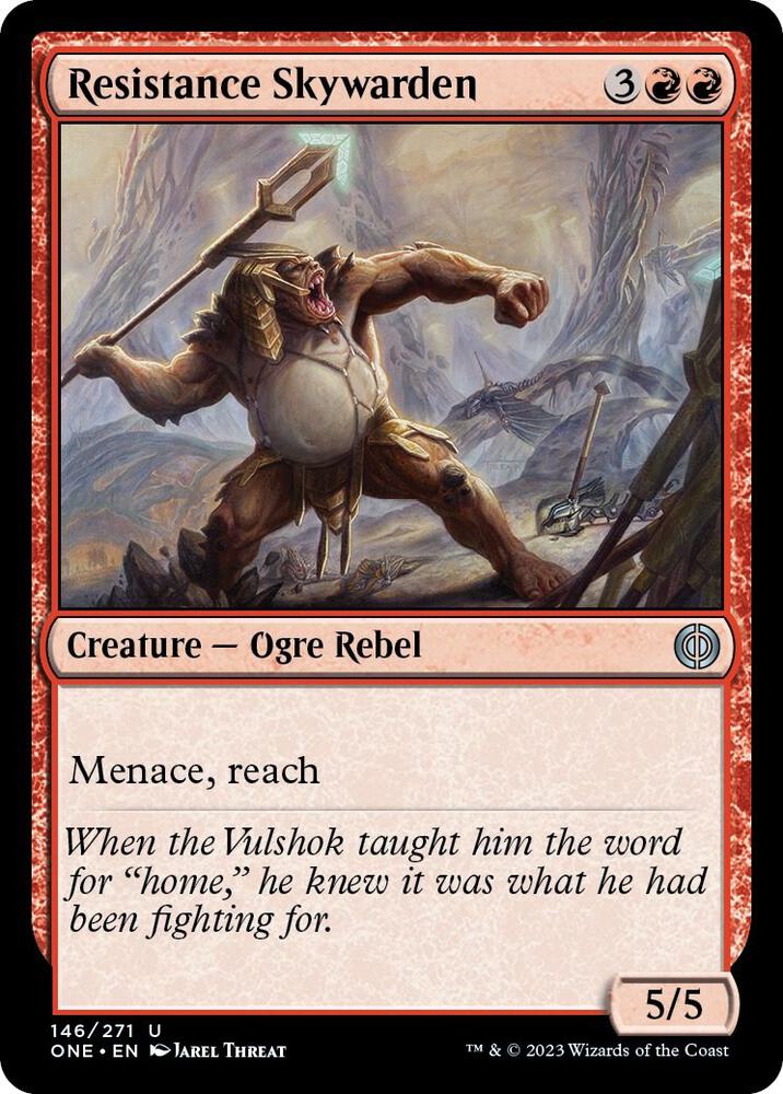 Resistance Skywarden 146 Phyrexia: All Will Be One MTG UC NM