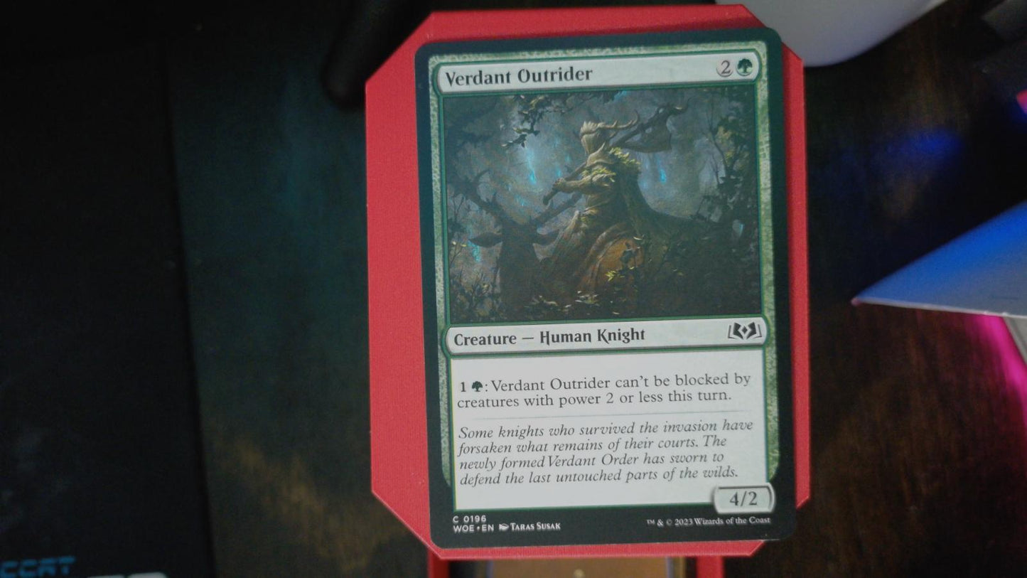 Verdant Outrider 196 Wilds of Eldraine MTG C NM