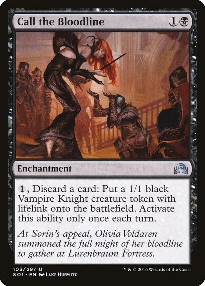 Call the Bloodline 103 Shadows over Innistrad MTG UC LP