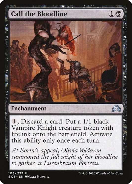 Call the Bloodline 103 Shadows over Innistrad MTG UC LP