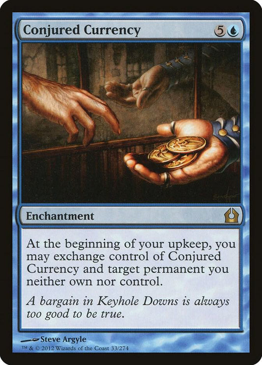 Conjured Currency 33 Return to Ravnica MTG R LP