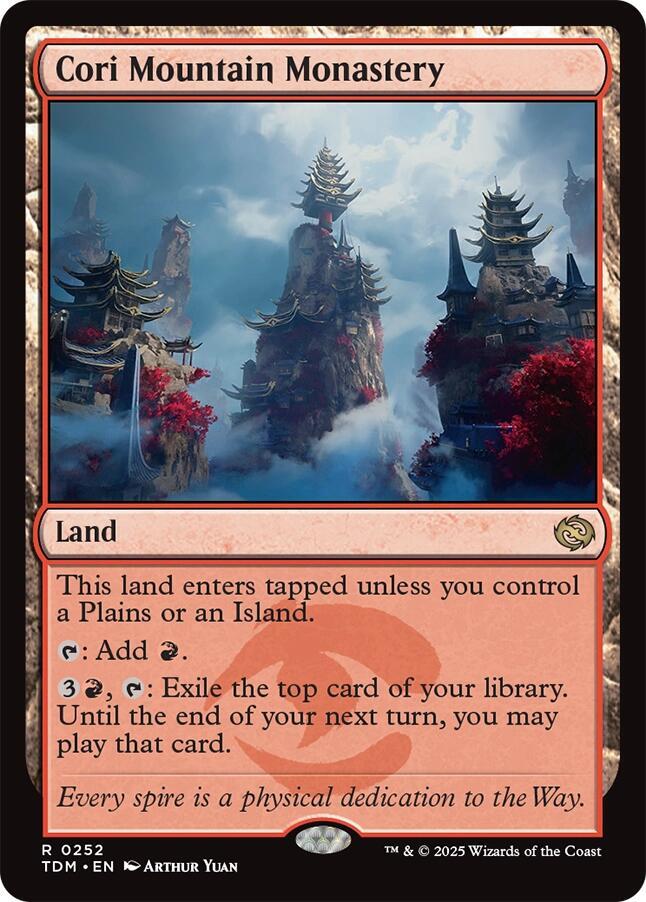Cori Mountain Monastery 252 Tarkir: Dragonstorm MTG R NM