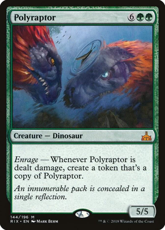 Polyraptor 144 Rivals of Ixalan MTG Mythic NM