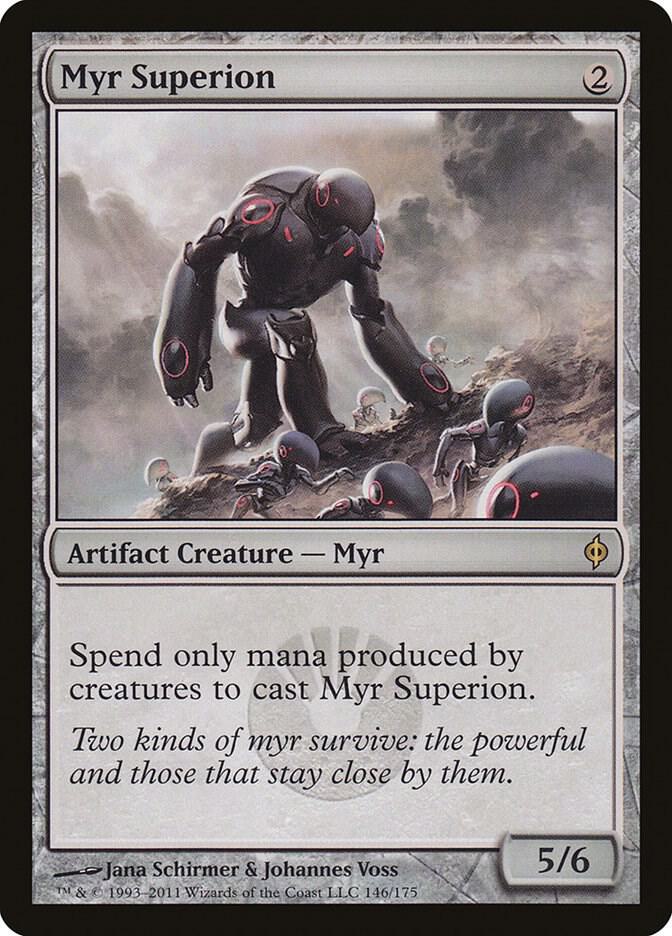 Myr Superion 146 New Phyrexia MTG R MP