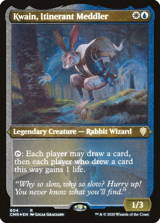 Kwain, Itinerant Meddler (Foil Etched) 604 Commander Legends MTG R Foil NM