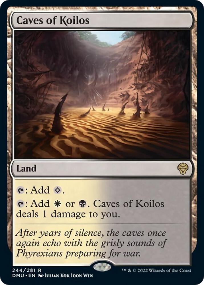 Caves of Koilos 244 Dominaria United MTG R Foil NM