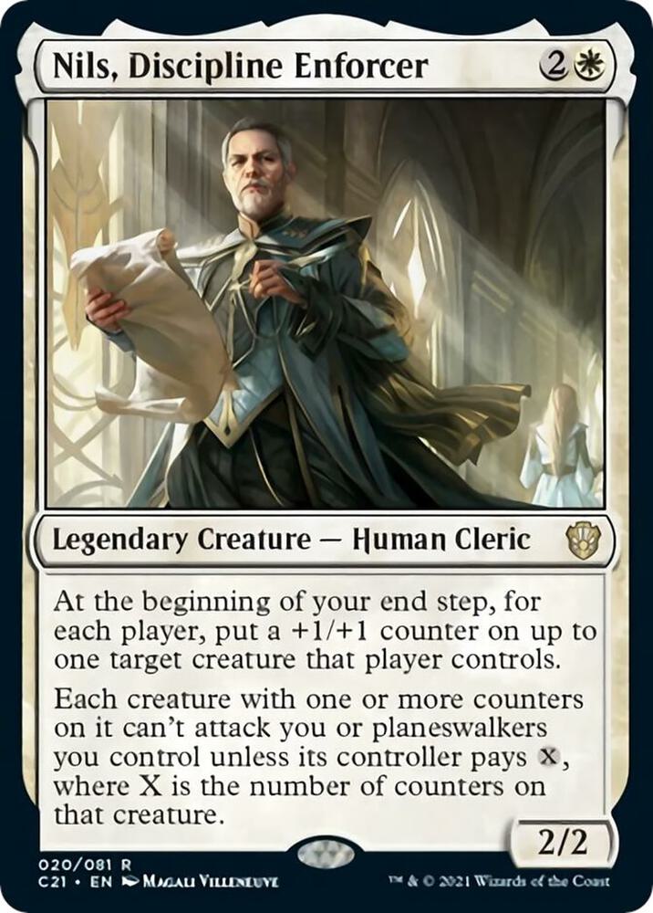 Nils, Discipline Enforcer 20 Commander 2021 MTG R NM