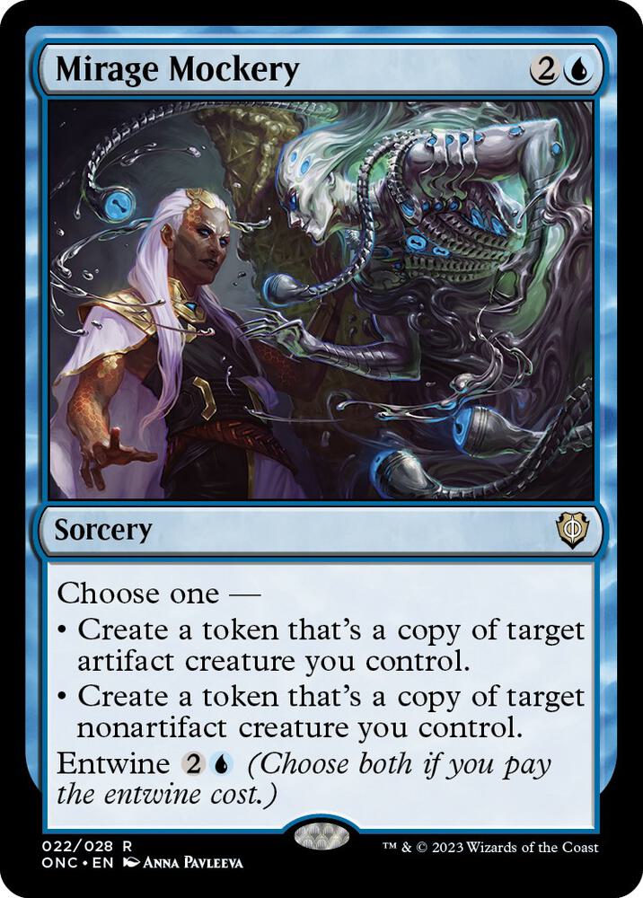 Mirage Mockery 22 Commander: Phyrexia: All Will Be One MTG R NM