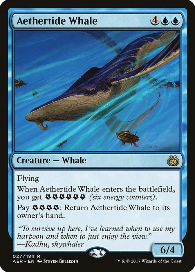 Aethertide Whale 27 Aether Revolt MTG R NM