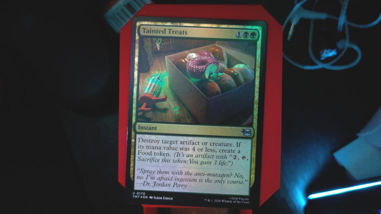 Tainted Treats 0170 Teenage Mutant Ninja Turtles MTG UC Foil NM
