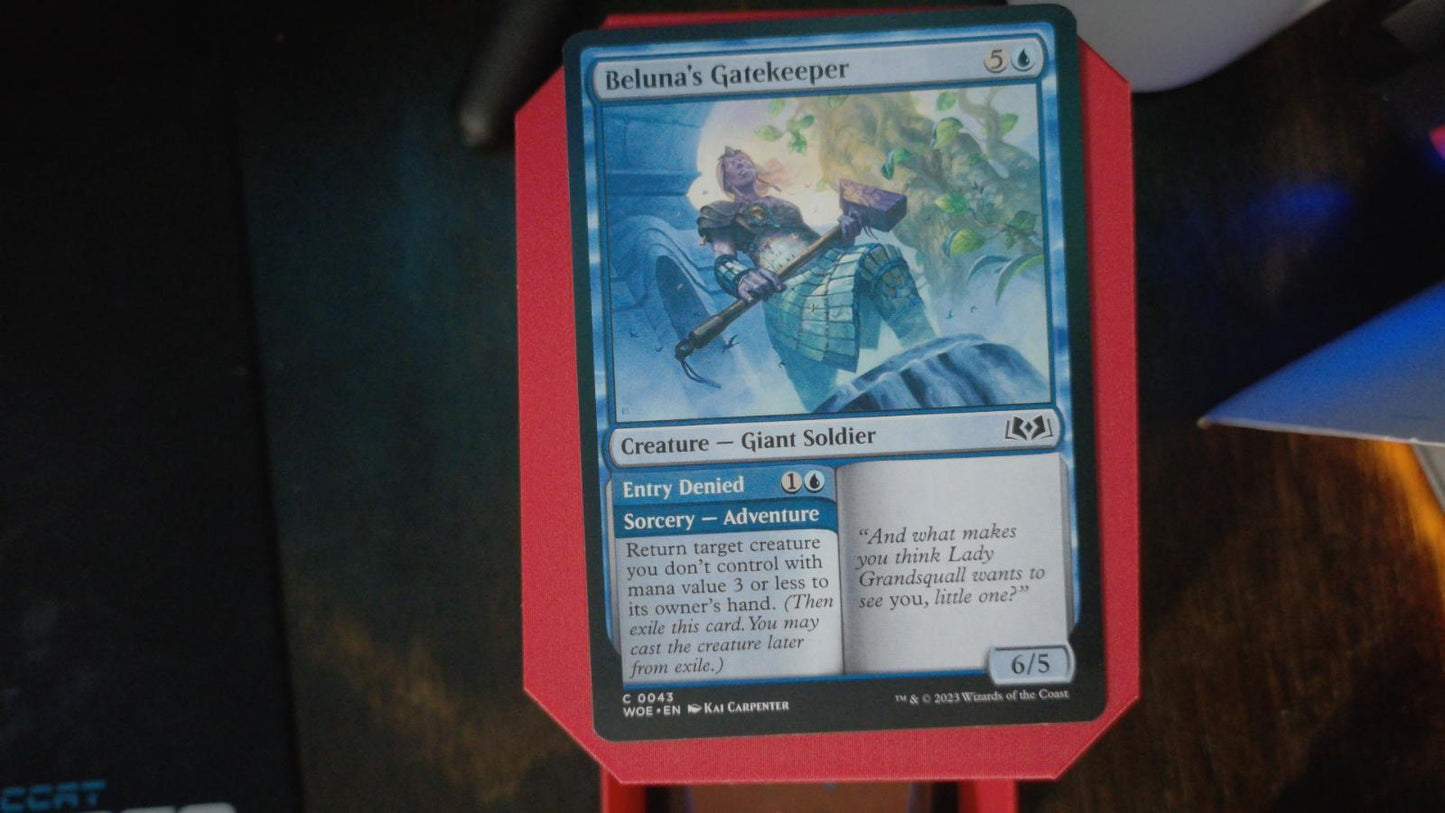 Beluna's Gatekeeper 43 Wilds of Eldraine MTG C NM