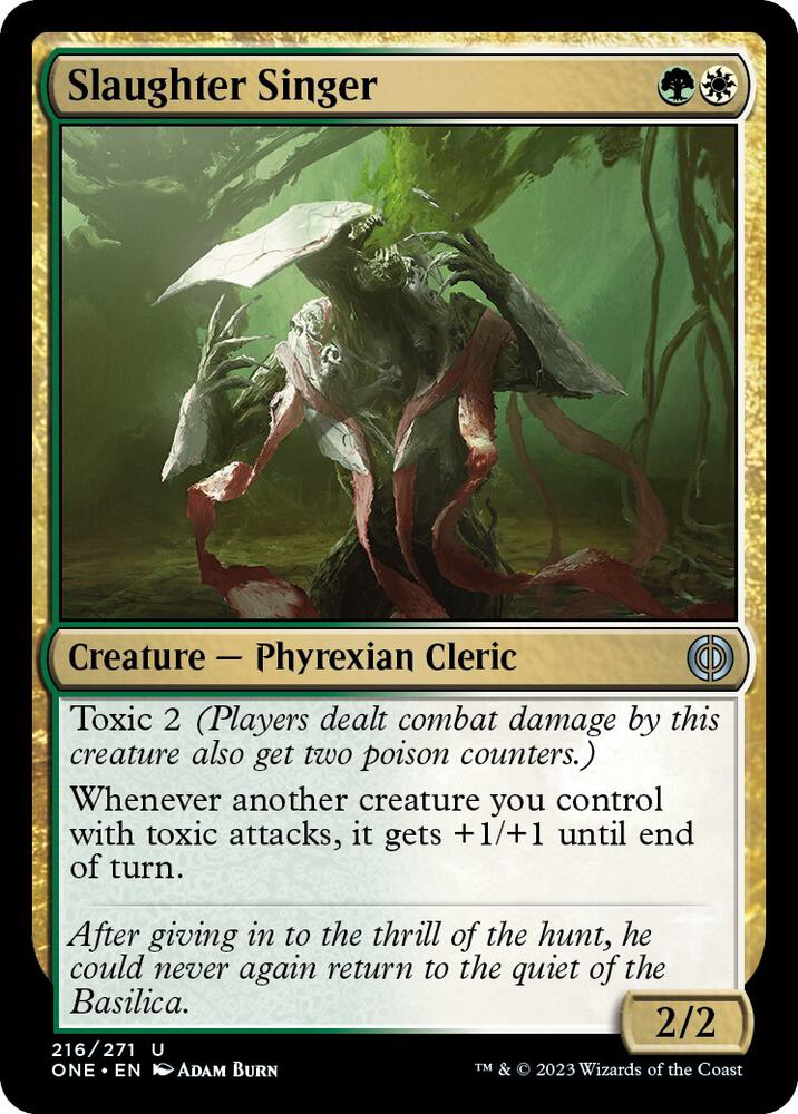 Slaughter Singer 216 Phyrexia: All Will Be One MTG UC NM