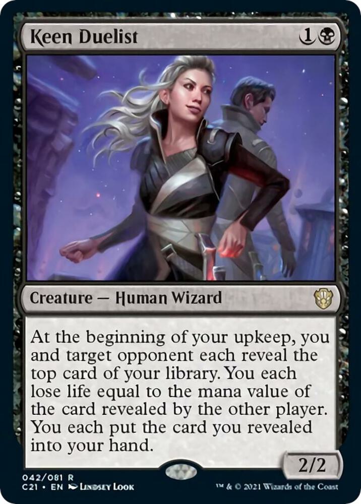Keen Duelist 42 Commander 2021 MTG R NM