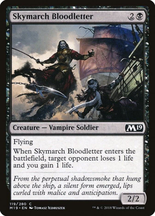 Skymarch Bloodletter 119 Core Set 2019 MTG C NM