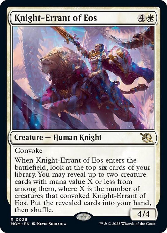 Knight-Errant of Eos 26 March of the Machine MTG R NM