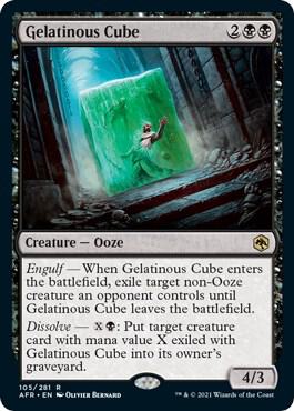 Gelatinous Cube 105 Adventures in the Forgotten Realms MTG R NM