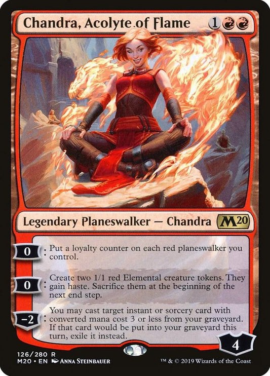 Chandra, Acolyte of Flame 126 Core Set 2020 MTG R NM