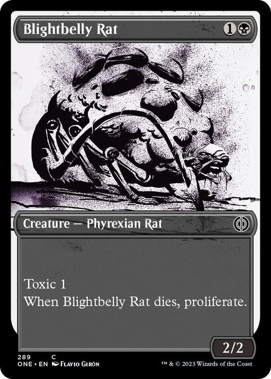 Blightbelly Rat (Showcase) 289 Phyrexia: All Will Be One MTG C NM