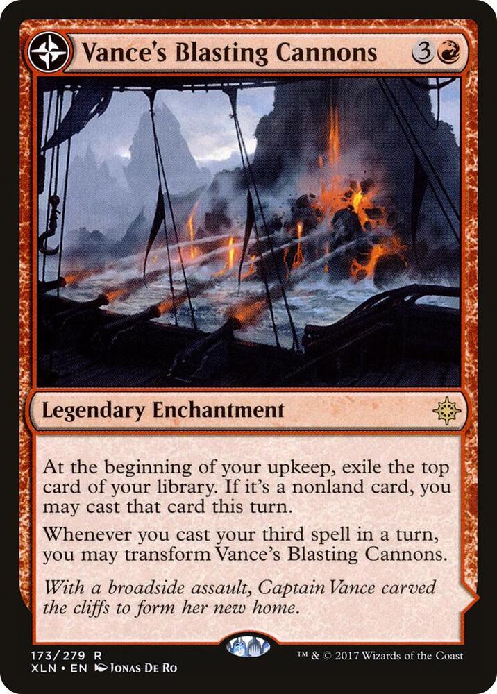 Vance's Blasting Cannons 173 Ixalan MTG R NM