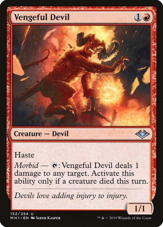Vengeful Devil 152 Modern Horizons MTG UC NM