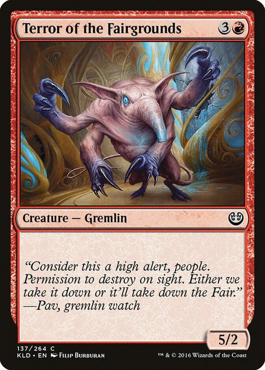 Terror of the Fairgrounds 137 Kaladesh MTG C NM