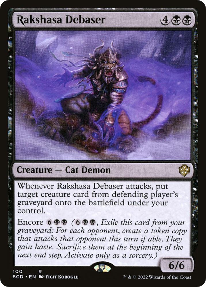 Rakshasa Debaser 100 Starter Commander Decks MTG R NM