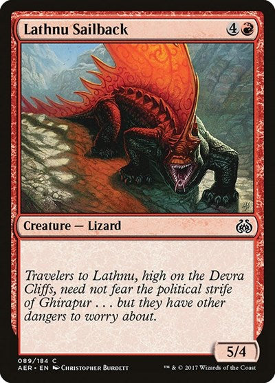 Lathnu Sailback - Aether Revolt (#89, Common) - Near Mint