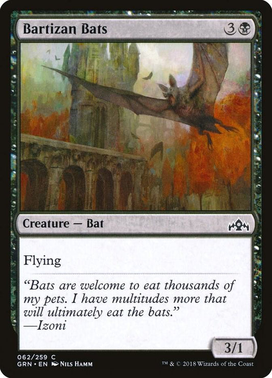 Bartizan Bats 62 Guilds of Ravnica MTG C NM