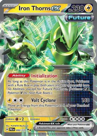 Iron Thorns ex 032/131 Holo Prismatic Evolutions Pokemon Double Rare Holo NM