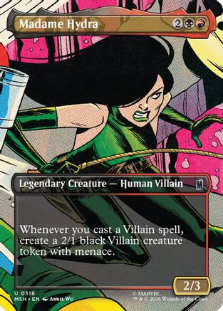 Madame Hydra (Borderless) 318 Marvel Super Heroes MTG UC Foil NM