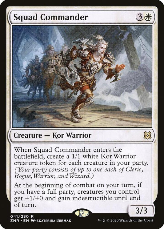 Squad Commander 41 Zendikar Rising MTG R NM