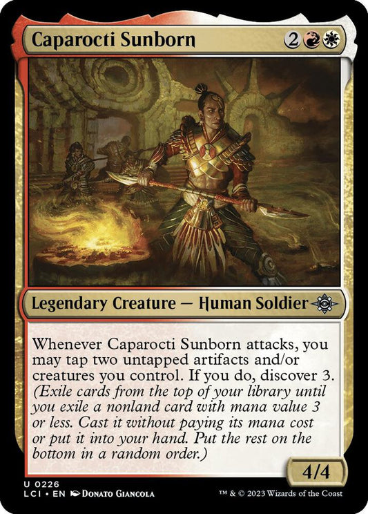 Caparocti Sunborn 226 The Lost Caverns of Ixalan MTG UC NM